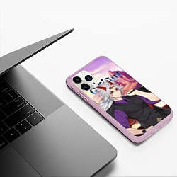 Чехол iPhone 11 Pro матовый Аратаки Итто Arataki Itto, цвет: 3D-розовый — фото 2