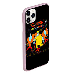 Чехол iPhone 11 Pro матовый A Kind of Magic - Queen, цвет: 3D-розовый — фото 2