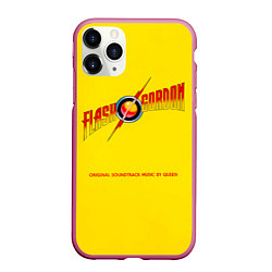 Чехол iPhone 11 Pro матовый Flash Gordon - Queen, цвет: 3D-малиновый