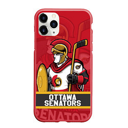 Чехол iPhone 11 Pro матовый Оттава Сенаторз, Ottawa Senators