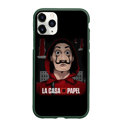 Чехол iPhone 11 Pro матовый БУМАЖНЫЙ ДОМ СЕРИАЛ LA CASA DE PAPEL