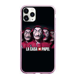 Чехол iPhone 11 Pro матовый LA CASA DE PAPEL BELLA CIAO БУМАЖНЫЙ ДОМ