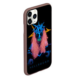 Чехол iPhone 11 Pro матовый Hellbound остриё, цвет: 3D-коричневый — фото 2