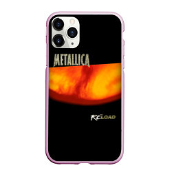 Чехол iPhone 11 Pro матовый Metallica ReLoad, цвет: 3D-розовый