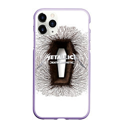 Чехол iPhone 11 Pro матовый Death Magnetic - Metallica, цвет: 3D-светло-сиреневый