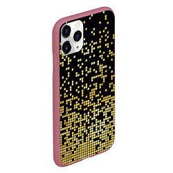 Чехол iPhone 11 Pro матовый Fashion Pattern 2028, цвет: 3D-малиновый — фото 2