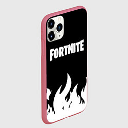 Чехол iPhone 11 Pro матовый Fortnite Огонь, цвет: 3D-малиновый — фото 2
