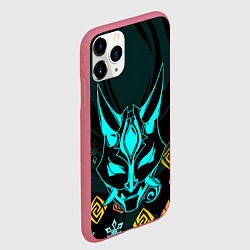 Чехол iPhone 11 Pro матовый GENSHIN IMPACT ГЕНШИН ИМПАКТ СЯО МАСКА, цвет: 3D-малиновый — фото 2