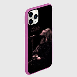 Чехол iPhone 11 Pro матовый Песнь Адель, цвет: 3D-фиолетовый — фото 2