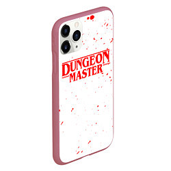 Чехол iPhone 11 Pro матовый DUNGEON MASTER BLOOD ГАЧИМУЧИ БЕЛЫЙ, цвет: 3D-малиновый — фото 2