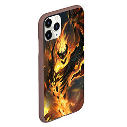 Чехол iPhone 11 Pro матовый DOTA 2 SHADOW FIEND ТЕНЬ, цвет: 3D-коричневый — фото 2