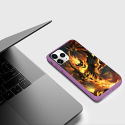 Чехол iPhone 11 Pro матовый DOTA 2 SHADOW FIEND ТЕНЬ, цвет: 3D-фиолетовый — фото 2