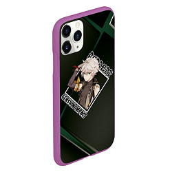 Чехол iPhone 11 Pro матовый Беннетт Bennett, Genshin Impact, цвет: 3D-фиолетовый — фото 2