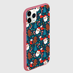 Чехол iPhone 11 Pro матовый ПОКРЫТО НОВЫМ ГОДОМ!, цвет: 3D-малиновый — фото 2