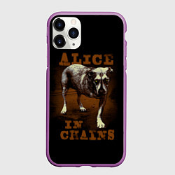 Чехол iPhone 11 Pro матовый Alice in chains Dog