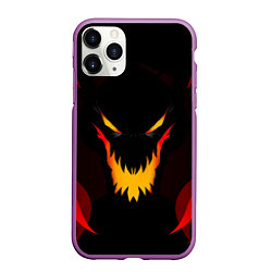 Чехол iPhone 11 Pro матовый DOTA 2 SHADOW FIEND ТЕНЬ ОГОНЬ, цвет: 3D-фиолетовый