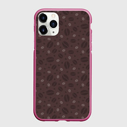 Чехол iPhone 11 Pro матовый Кофе - Coffee, цвет: 3D-малиновый