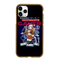 Чехол iPhone 11 Pro матовый Ultimate Gamer - Danganronpa, цвет: 3D-коричневый