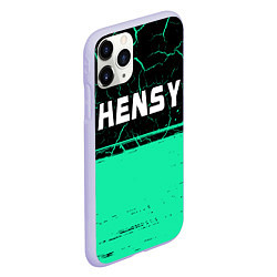 Чехол iPhone 11 Pro матовый Hensy - Краска, цвет: 3D-светло-сиреневый — фото 2