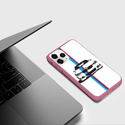 Чехол iPhone 11 Pro матовый BMW WILD BEAST, цвет: 3D-малиновый — фото 2