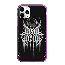 Чехол iPhone 11 Pro матовый Dead Inside Мрак, цвет: 3D-фиолетовый