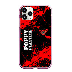 Чехол iPhone 11 Pro матовый POPPY PLAYTIME ИГРА ПОППИ ПЛЕЙТАЙМ ХАГГИ ВАГГИ, цвет: 3D-розовый