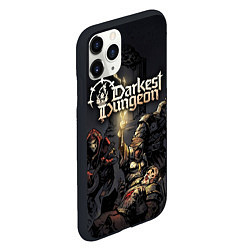 Чехол iPhone 11 Pro матовый Darkest Dungeon Темнейшее подземелье, цвет: 3D-черный — фото 2