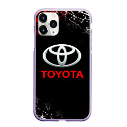 Чехол iPhone 11 Pro матовый TOYOTA JAPAN RED STYLE ТОЙОТА ЯПОНИЯ