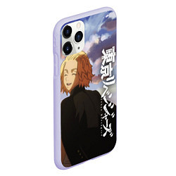 Чехол iPhone 11 Pro матовый МАЙКИ ГЛАВА ТОСВЫ, цвет: 3D-светло-сиреневый — фото 2