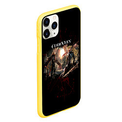 Чехол iPhone 11 Pro матовый Code Vein - Вампиры, цвет: 3D-желтый — фото 2