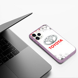 Чехол iPhone 11 Pro матовый TOYOTA SAMURAI JAPAN AUTO, цвет: 3D-сиреневый — фото 2