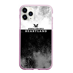 Чехол iPhone 11 Pro матовый State of Decay Heartland Logo, цвет: 3D-розовый