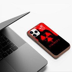 Чехол iPhone 11 Pro матовый НОВОГОДНИЙ S T A L K E R 2, цвет: 3D-коричневый — фото 2