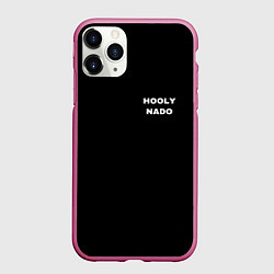 Чехол iPhone 11 Pro матовый Чего надо?, цвет: 3D-малиновый