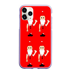 Чехол iPhone 11 Pro матовый Дед морозsanta claus