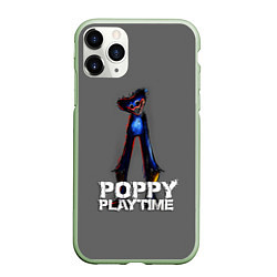 Чехол iPhone 11 Pro матовый HUGGY WUGGY POPPY PLAYTIME, цвет: 3D-салатовый