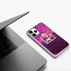 Чехол iPhone 11 Pro матовый Янь Фэй Yanfei, Genshin Impact Геншин импакт, цвет: 3D-розовый — фото 2