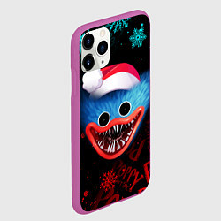 Чехол iPhone 11 Pro матовый ХАГИ ВАГИ НОВОГОДНИЙ POPPY PLAYTIME НОВЫЙ ГОД 2022, цвет: 3D-фиолетовый — фото 2