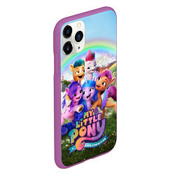 Чехол iPhone 11 Pro матовый My Little Pony: A New Generation, цвет: 3D-фиолетовый — фото 2