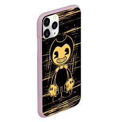 Чехол iPhone 11 Pro матовый Bendy and the ink machine - Бенди, цвет: 3D-розовый — фото 2