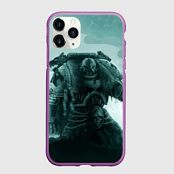 Чехол iPhone 11 Pro матовый Орден космического десанта, цвет: 3D-фиолетовый