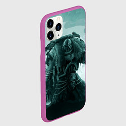 Чехол iPhone 11 Pro матовый Орден космического десанта, цвет: 3D-фиолетовый — фото 2