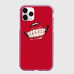 Чехол iPhone 11 Pro матовый Sukunas Smile, цвет: 3D-малиновый
