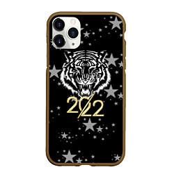 Чехол iPhone 11 Pro матовый Символ года тигр 2022 Ура-Ура!