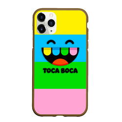 Чехол iPhone 11 Pro матовый Toca Boca Logo Тока Бока