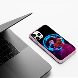 Чехол iPhone 11 Pro матовый DIANE SEVEN DEADLY SINS NEON ДИАНА, цвет: 3D-розовый — фото 2