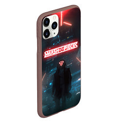 Чехол iPhone 11 Pro матовый Smash Into Pieces Big Bang Neon man, цвет: 3D-коричневый — фото 2