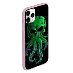 Чехол iPhone 11 Pro матовый 3D морской житель, цвет: 3D-розовый — фото 2