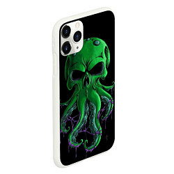 Чехол iPhone 11 Pro матовый 3D морской житель, цвет: 3D-белый — фото 2