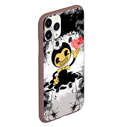 Чехол iPhone 11 Pro матовый BENDY LOVE БЕНДИ С СЕРДЦЕМ, цвет: 3D-коричневый — фото 2